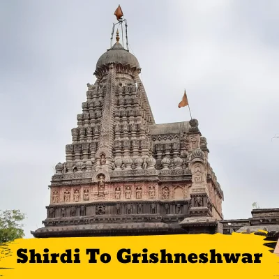 Grushneshwar Image With Shirdi To Grushneshwar Text
