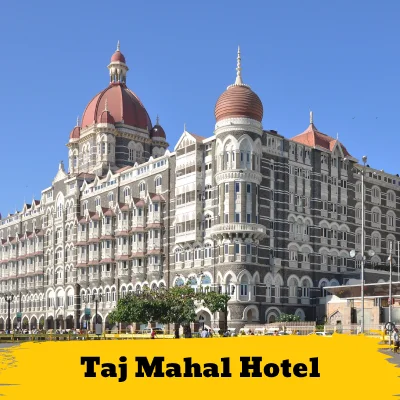 Taj Hotel Photo for our client to see this place also included in mumbai darshan package