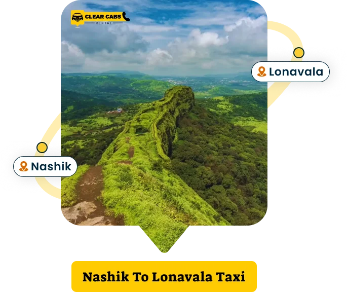 image with Lonavala Place Shown With Clearcabsrental Logo to Show Clients To Travel We Provide Taxi service from nashik To lonavala